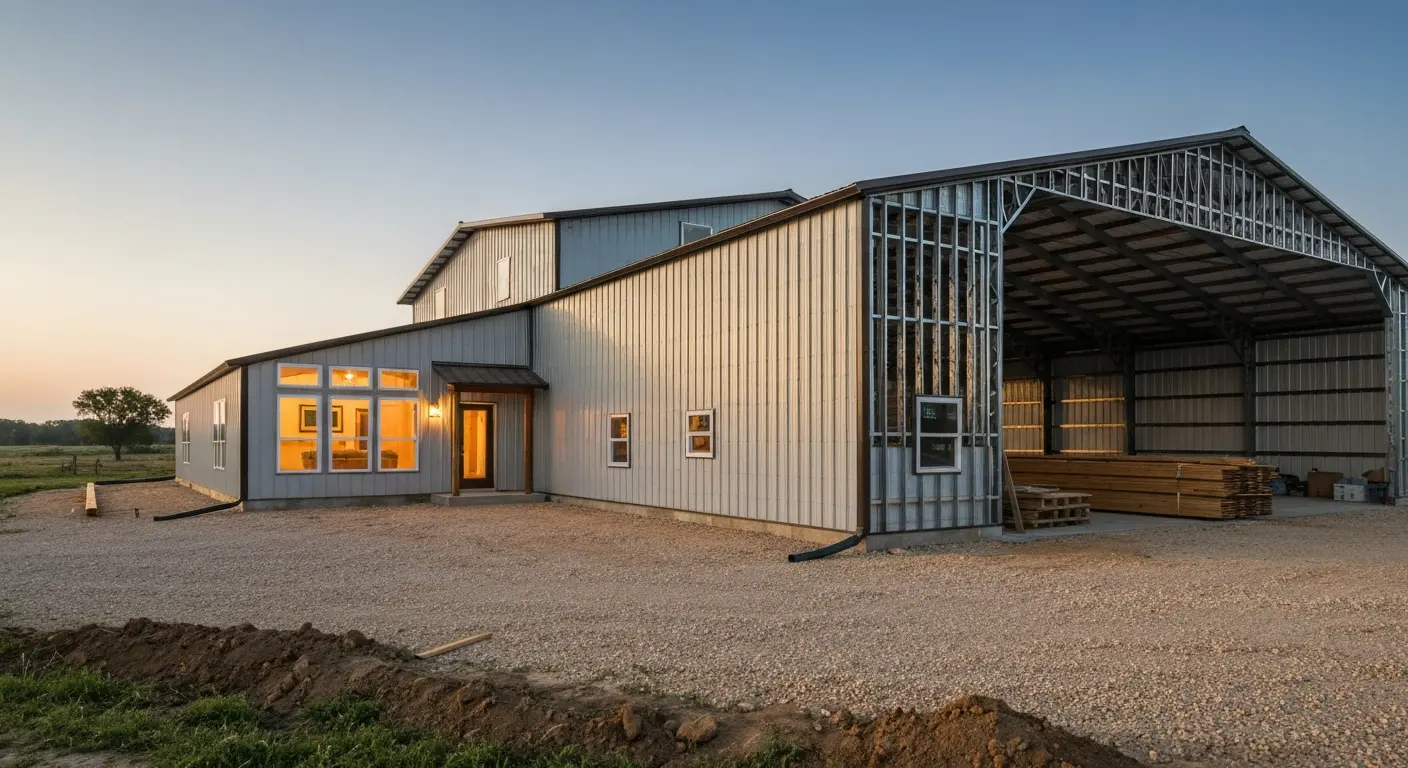 Barndominium construction