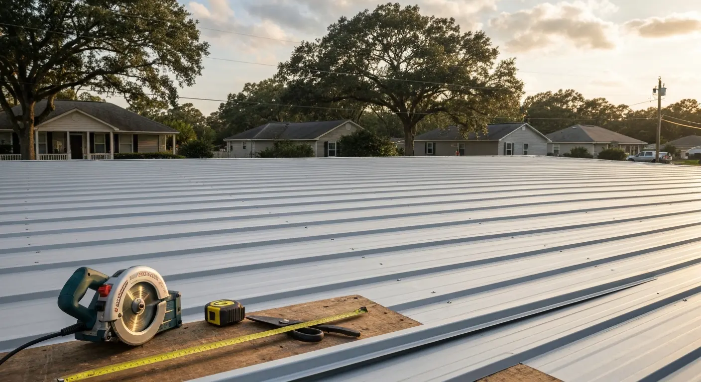 Metal building construction