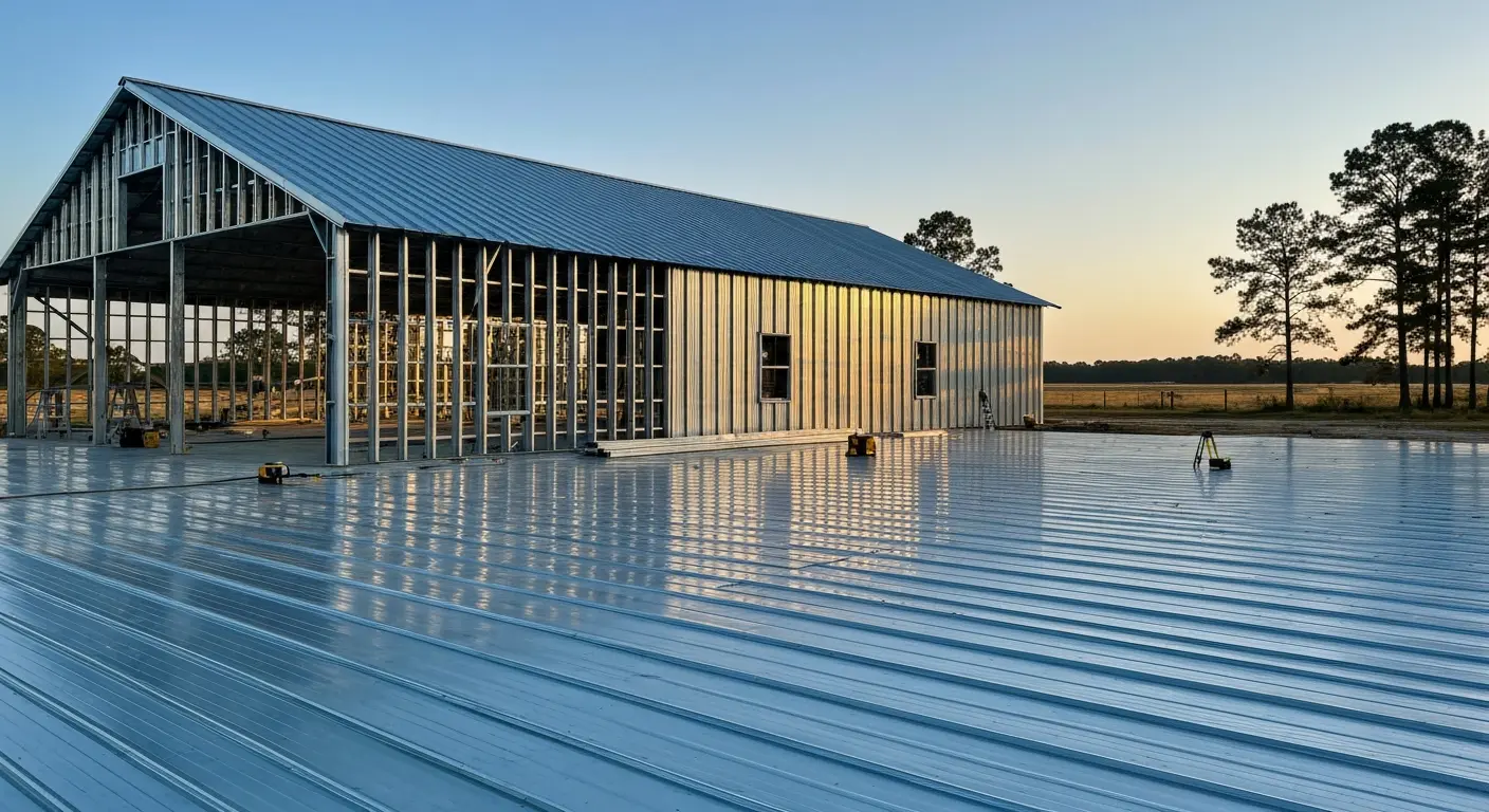 Metal building construction Escambia County