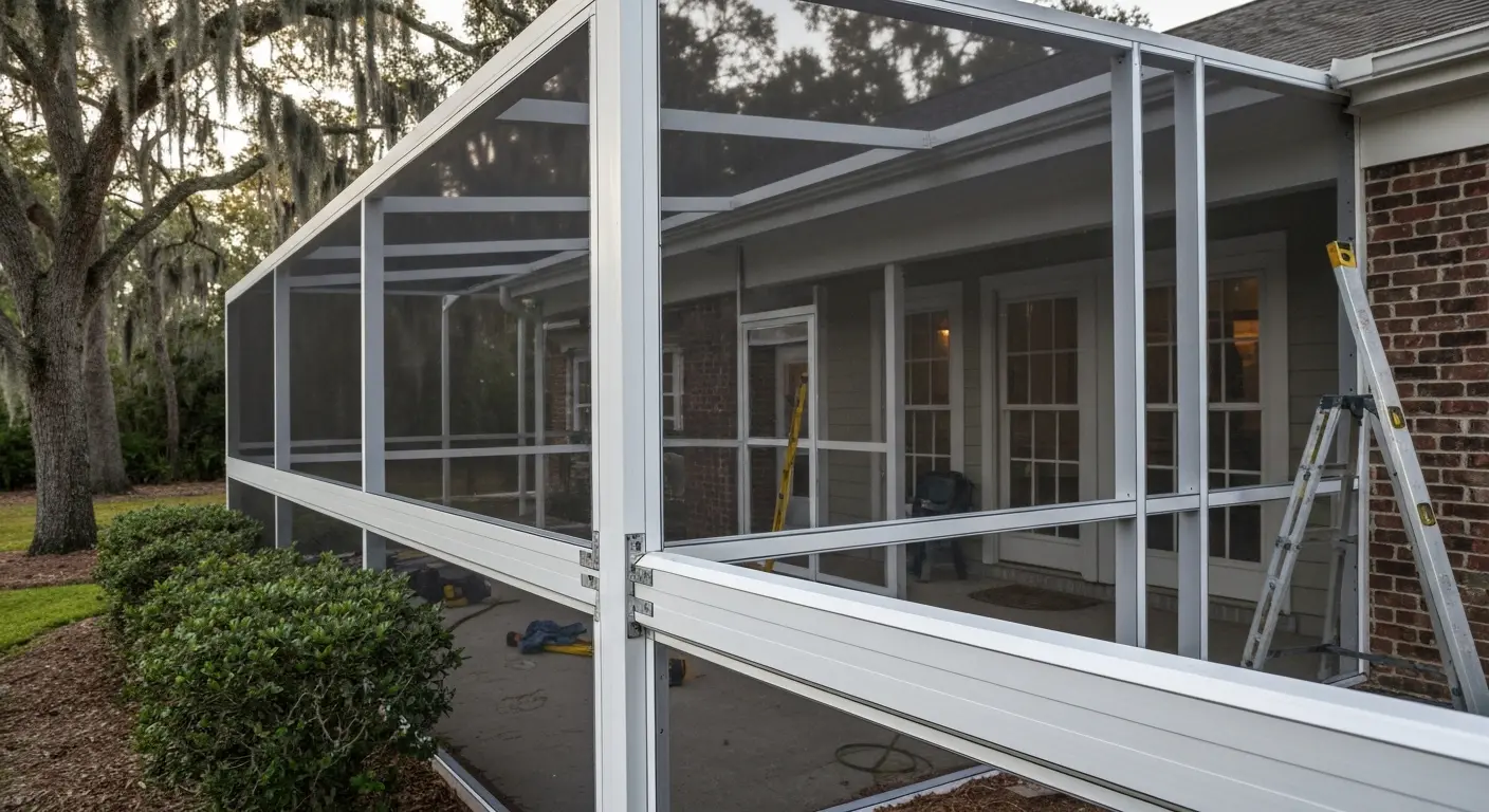 Screen enclosure project