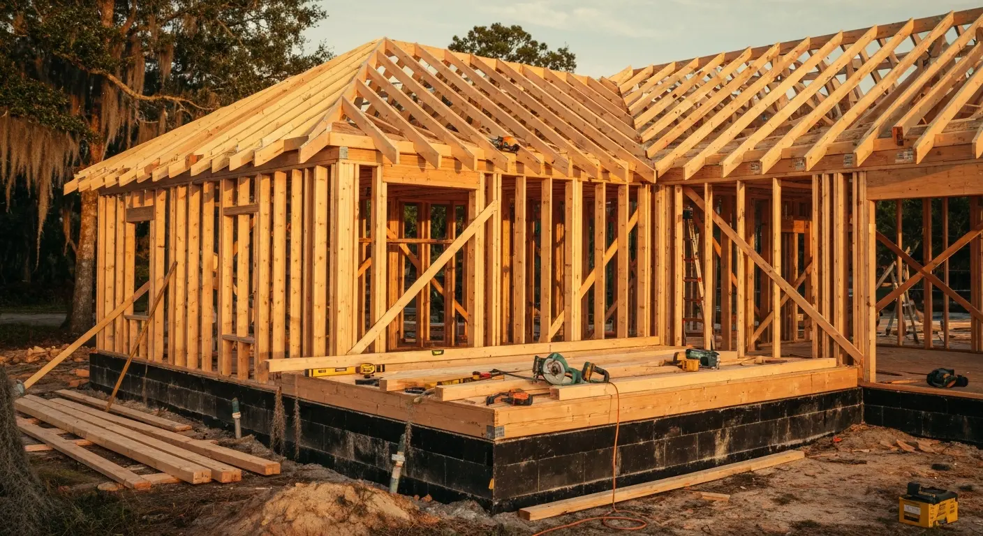 Custom home construction in Mobile County