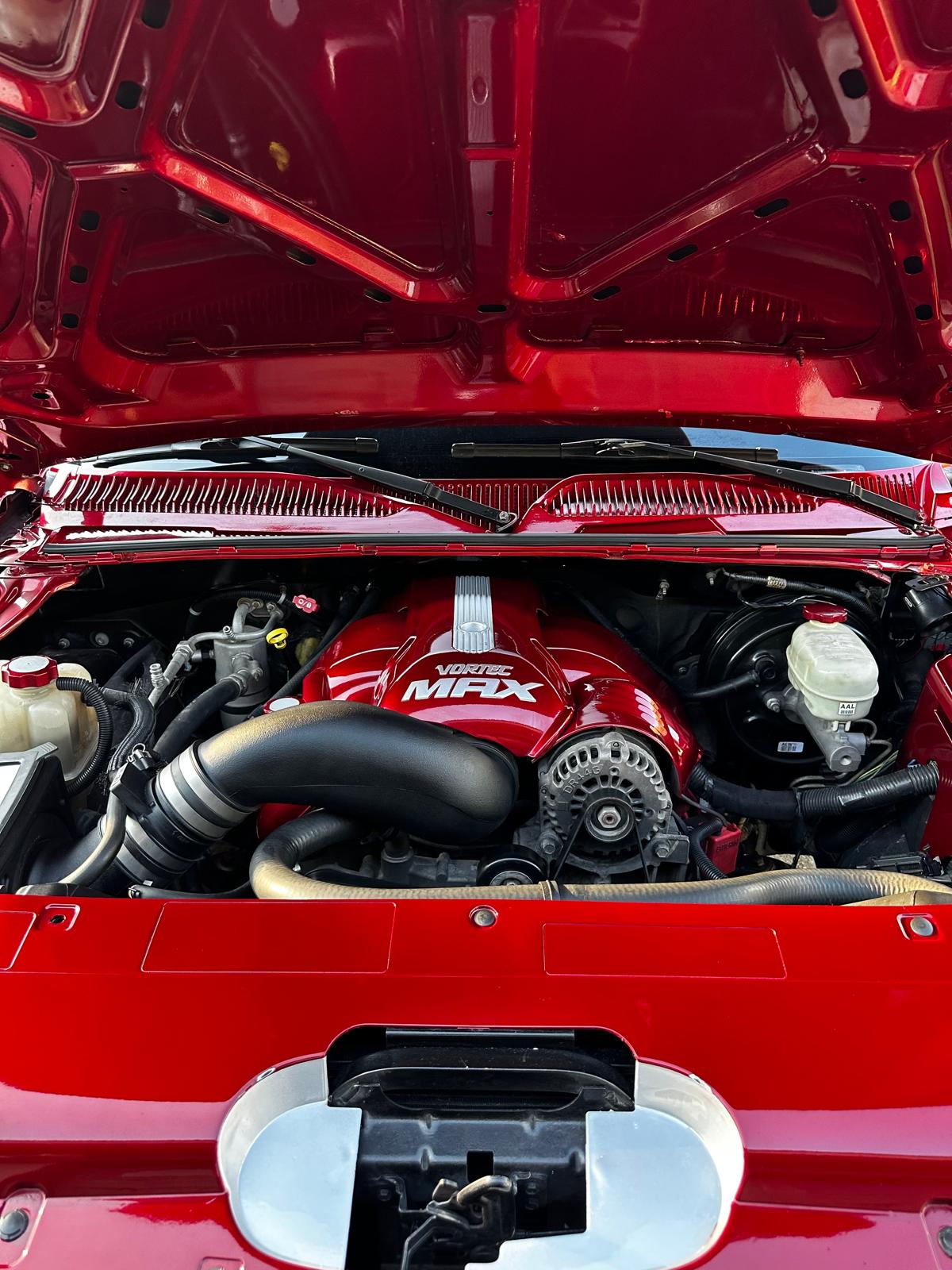 Engine bay detail by Interstate 45 Detailing