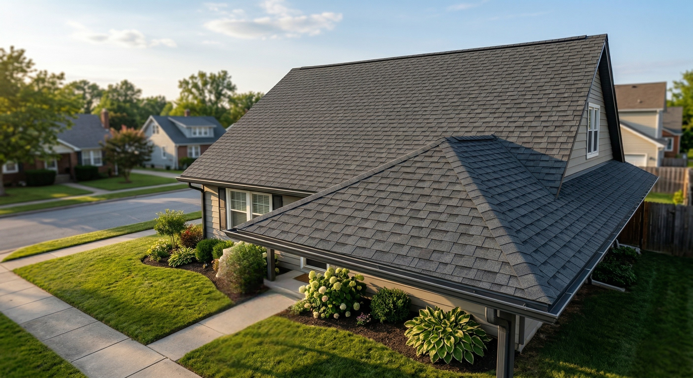 New roof improving curb appeal and resale value of a Maryland home New roof improving curb appeal and resale value of a Maryland home