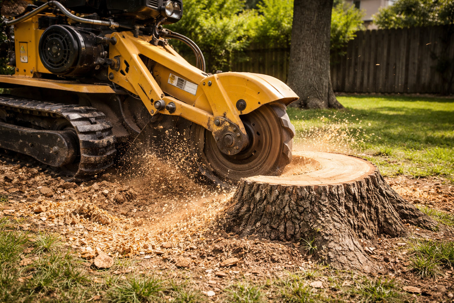Commercial Stump Grinding