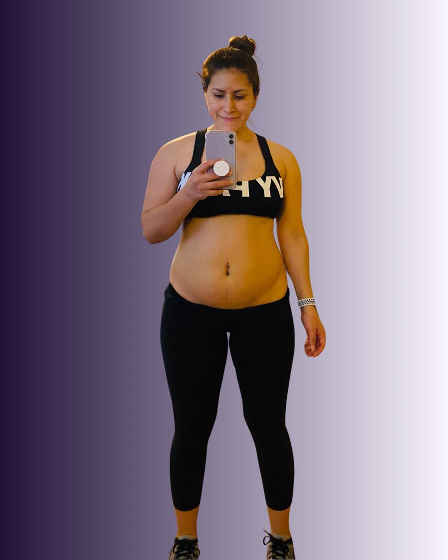 Liz, postpartum