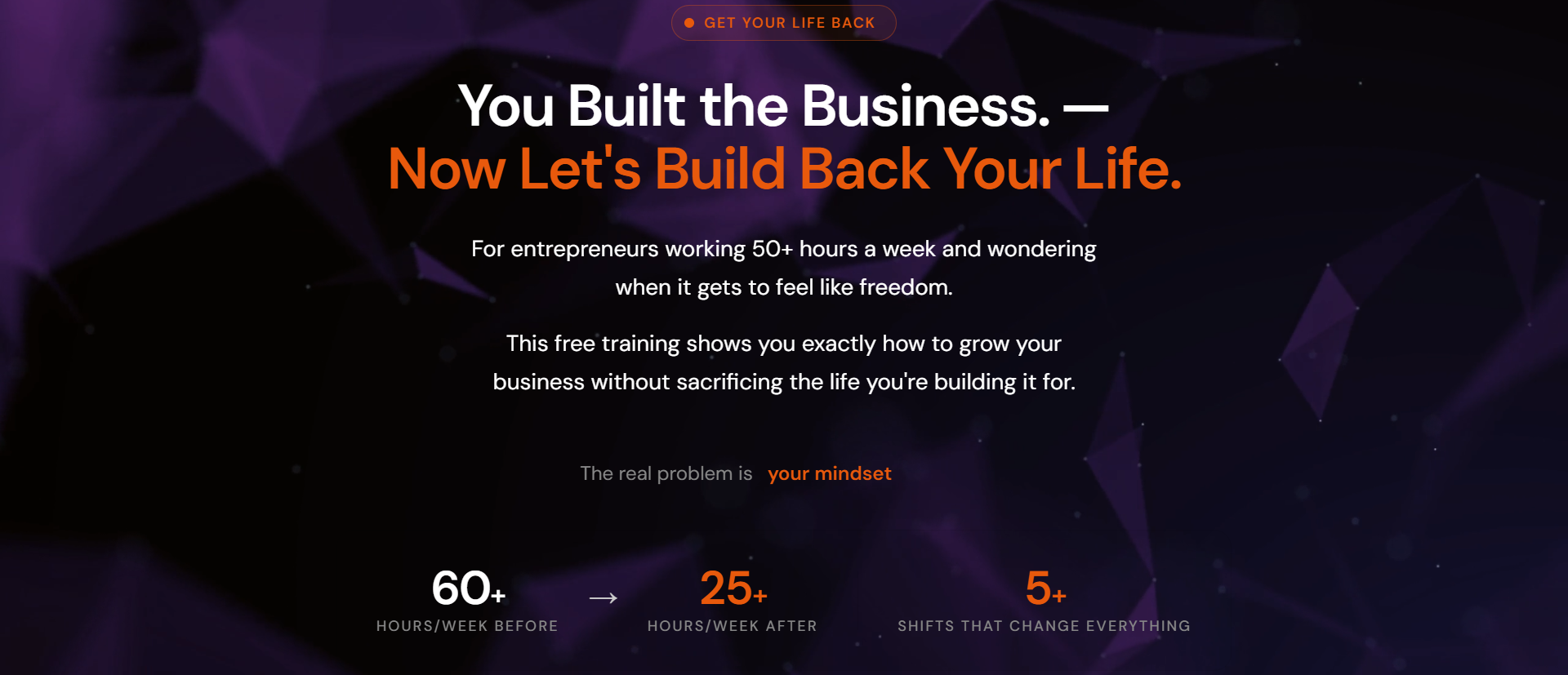 James R. Elliot webinar funnel