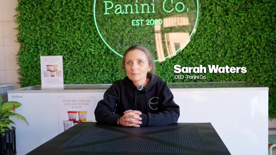 Play video: Sarah Waters of Panini Co., speaking at her venue