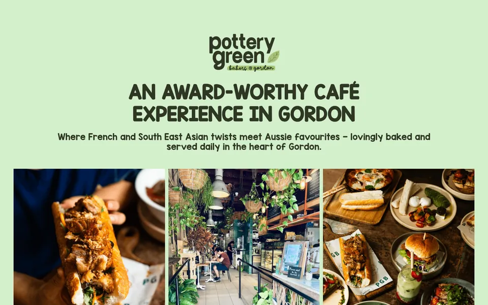 Booking website built for Pottery Green Bakers Gordon