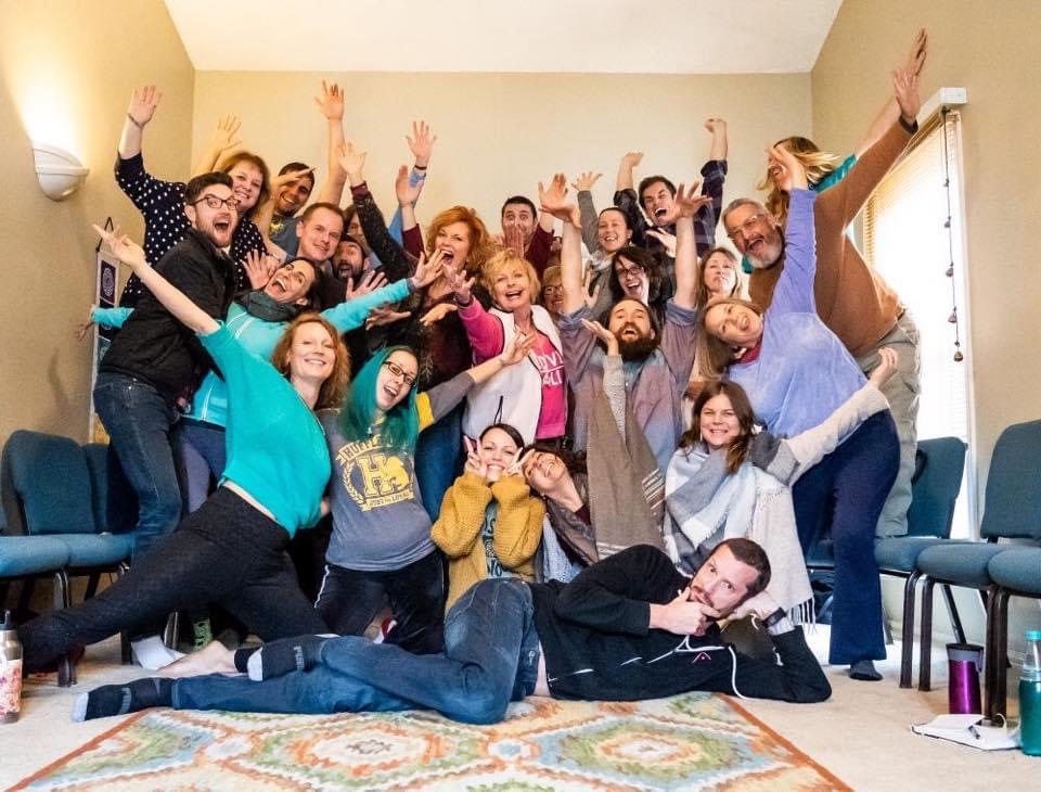 Group photo from a past live Advanced Conversational Hypnosis Training