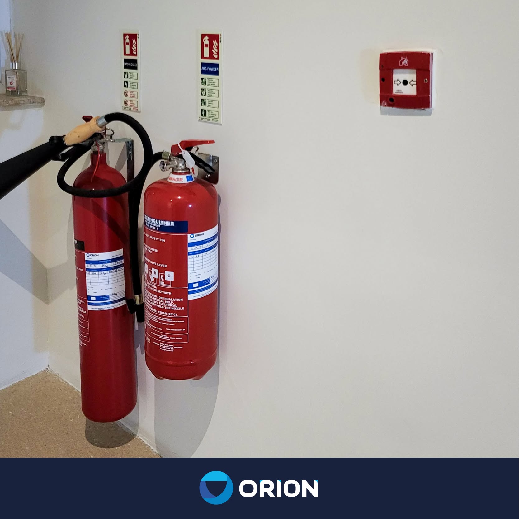 Fire safety installation