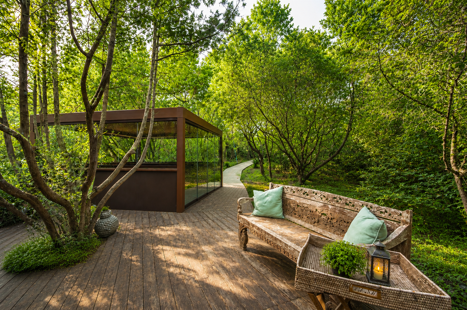 Villa Eden — Sessione di yoga