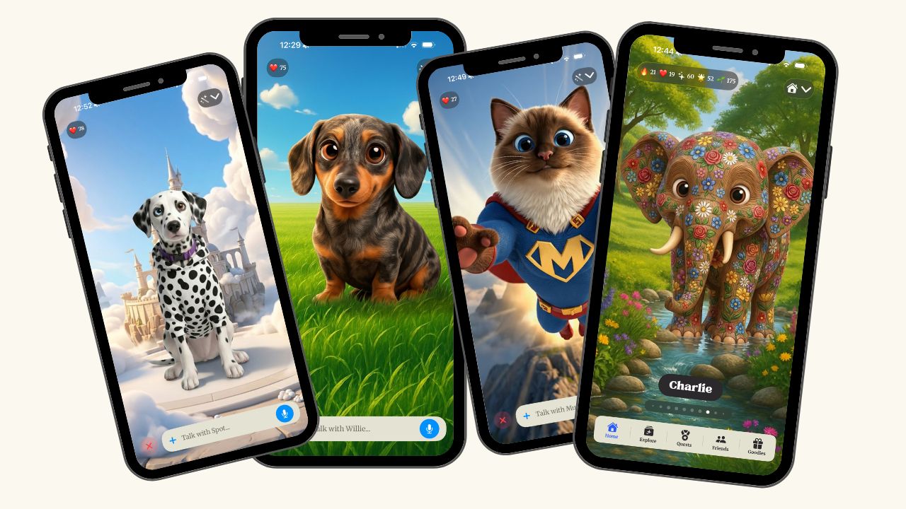 A whole family of pets in Whiskers