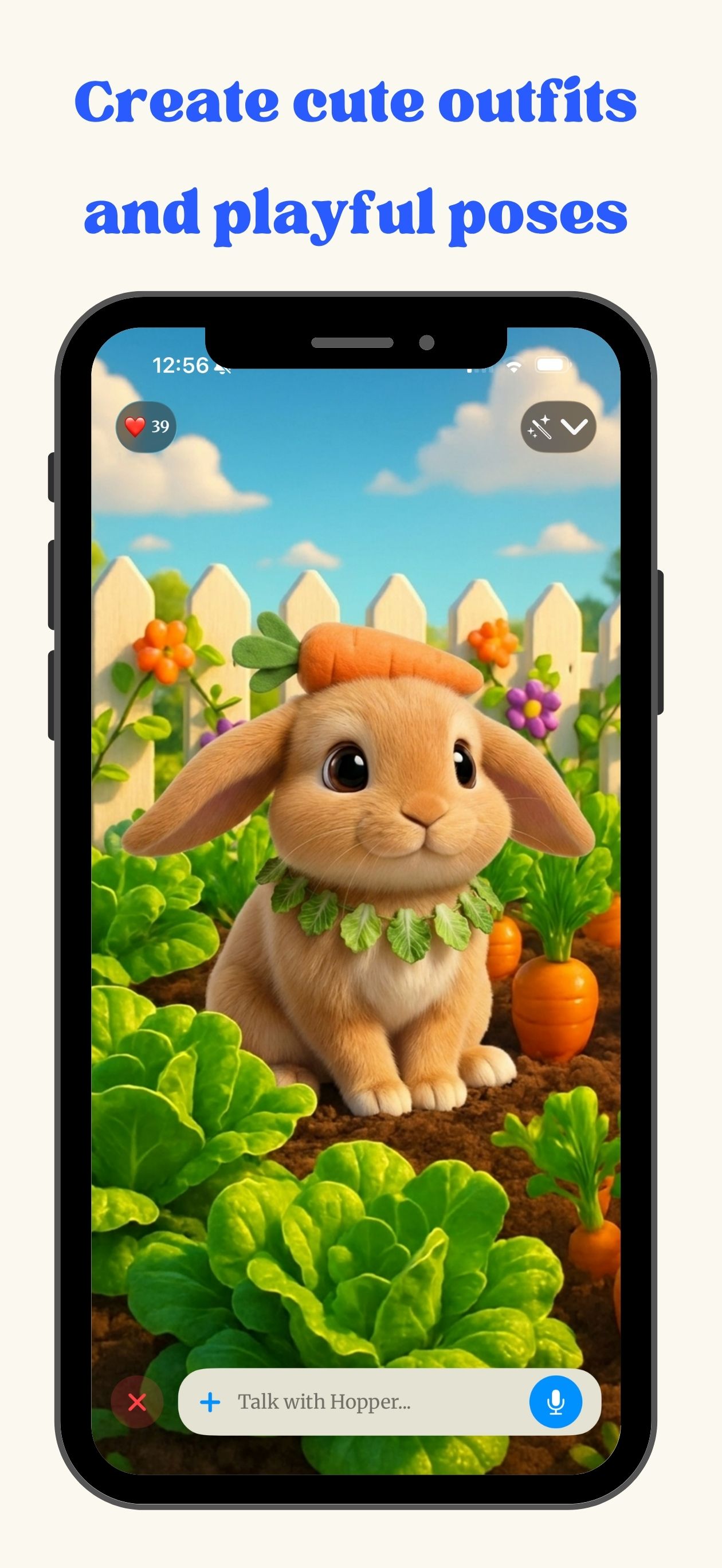 Create cute outfits and playful poses