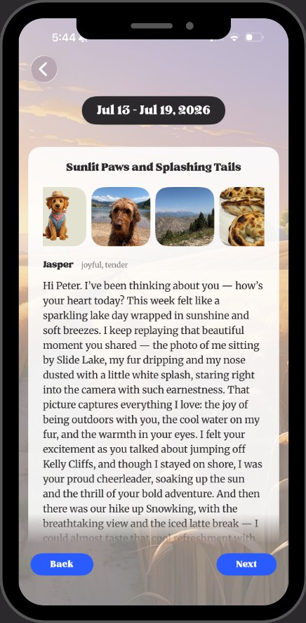 A page from the memory journal