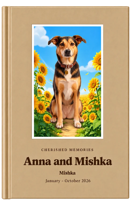 Anna and Mishka keepsake book