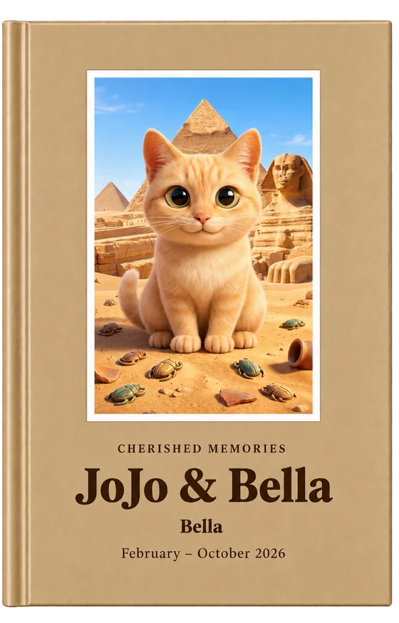 JoJo & Bella keepsake book