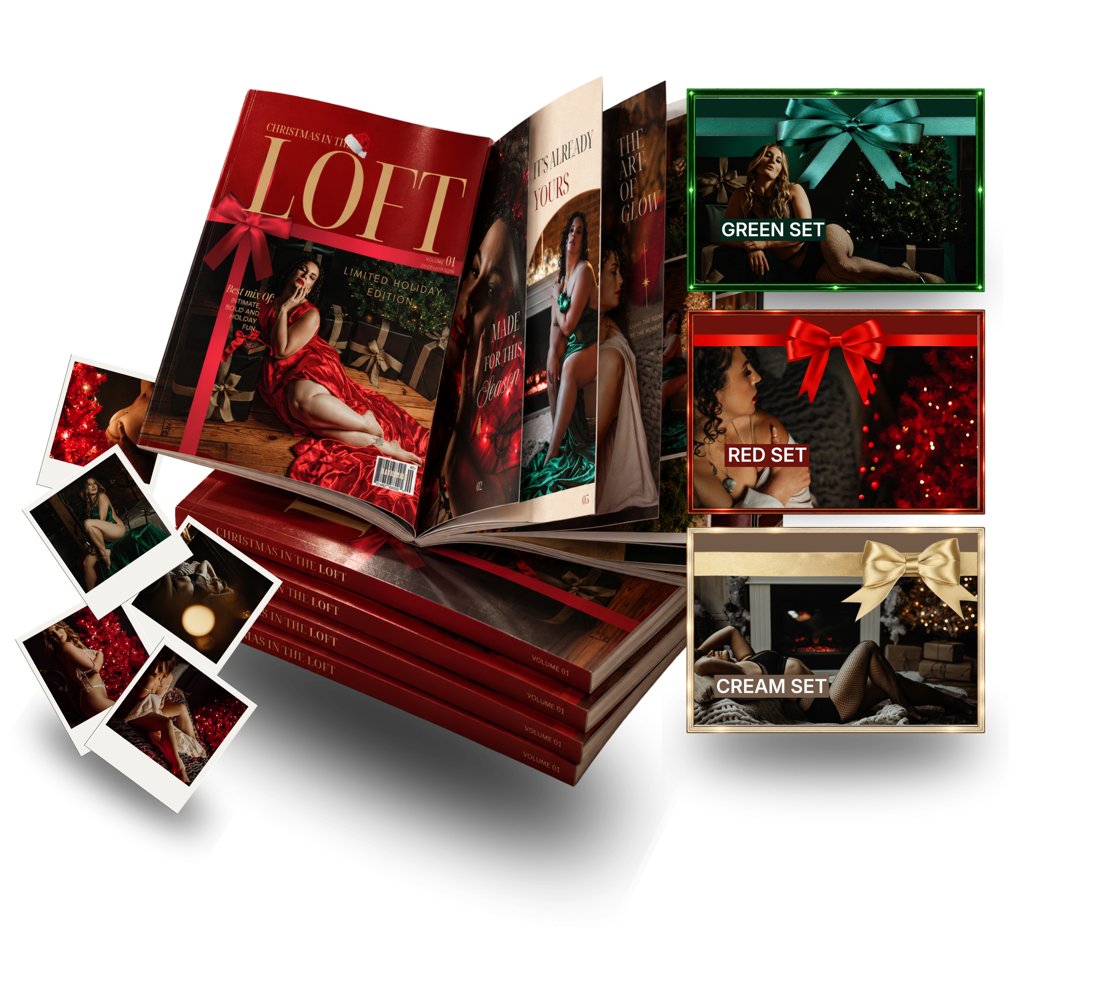Christmas in the Loft, Volume One: the magazine and the three sets