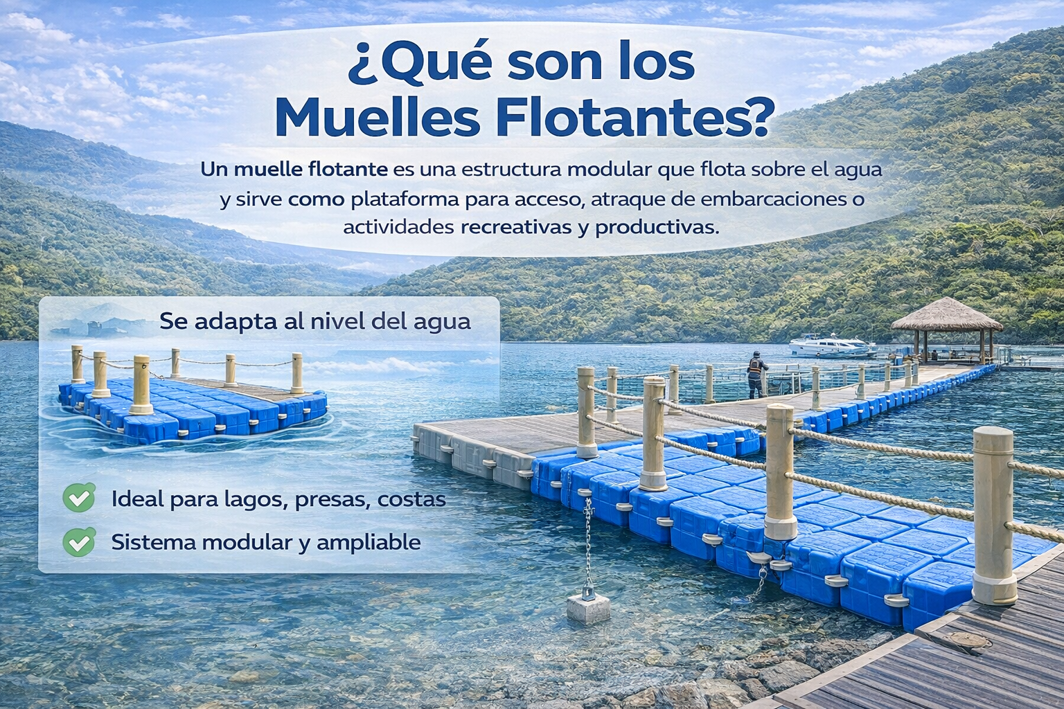 muelle flotante