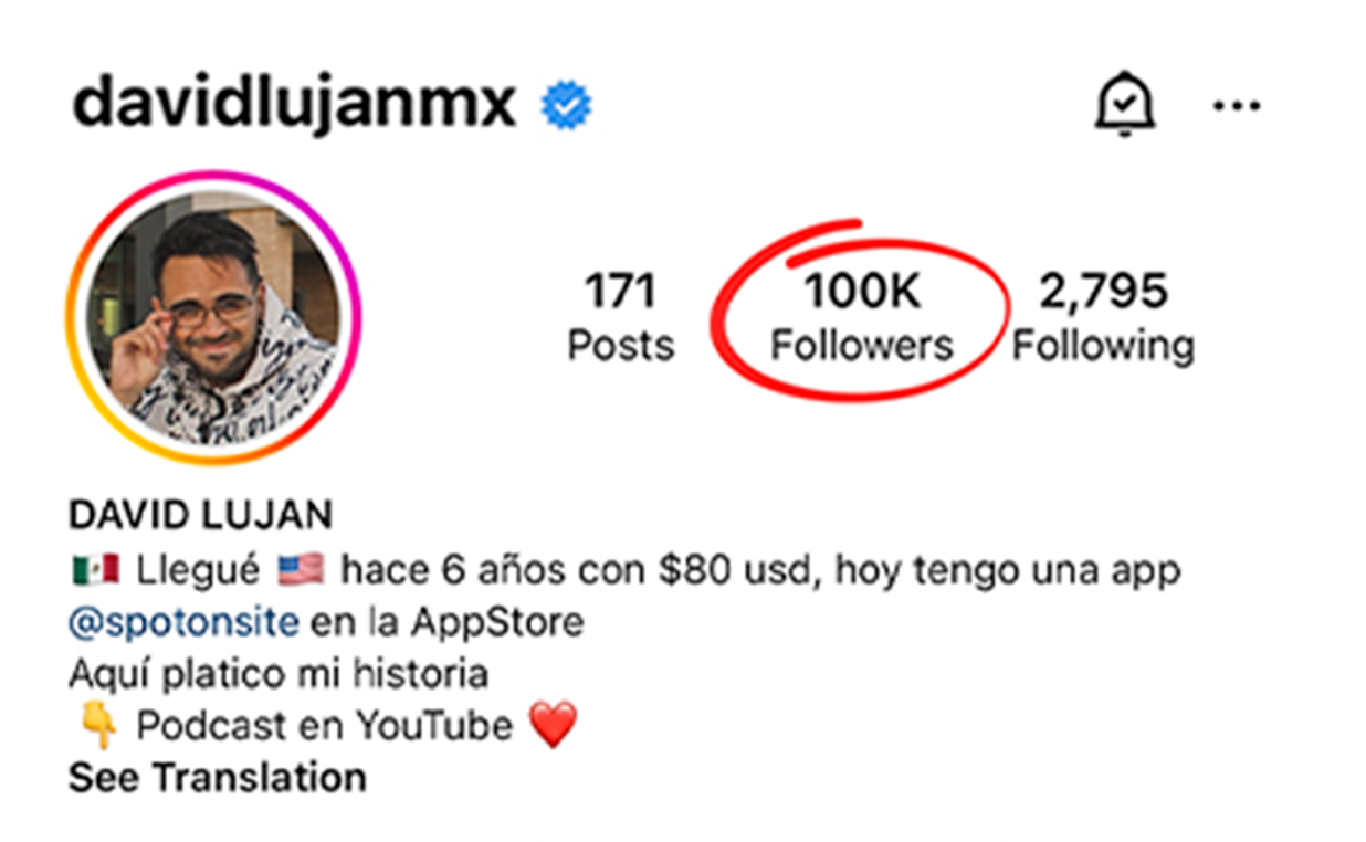 Perfil después