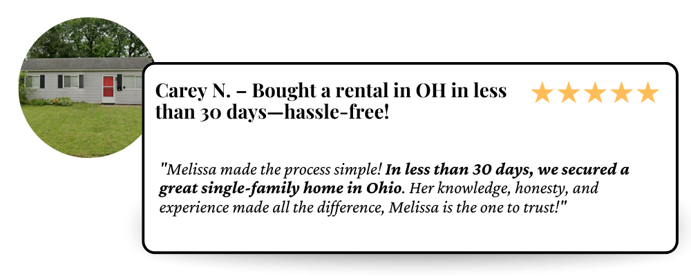 Out-of-state rental property purchased by investor