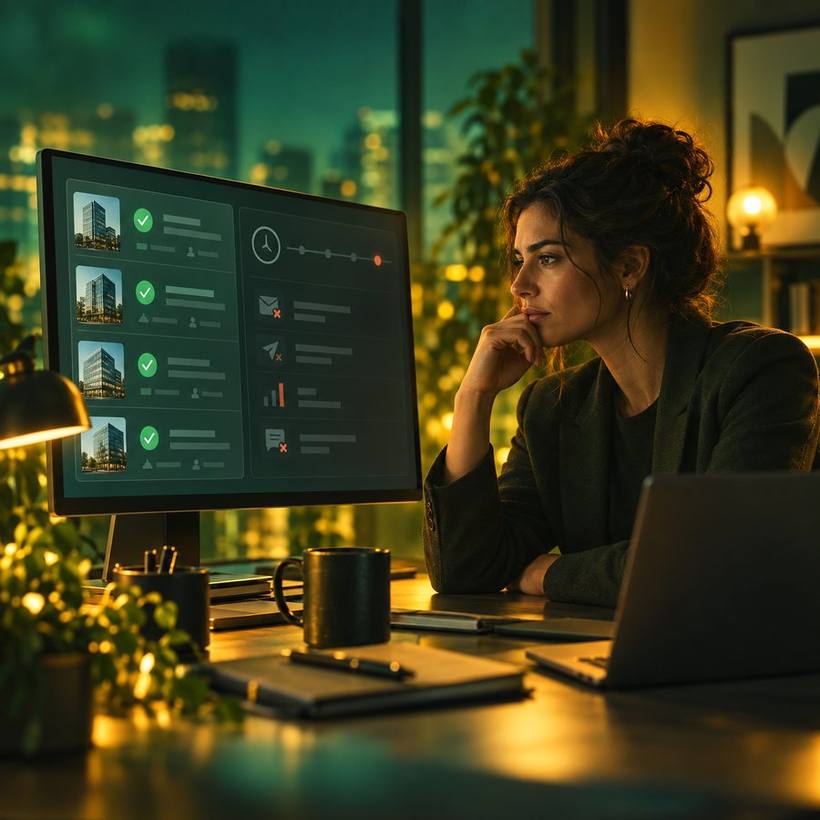 A marketer reviewing a list of accounts that match on paper