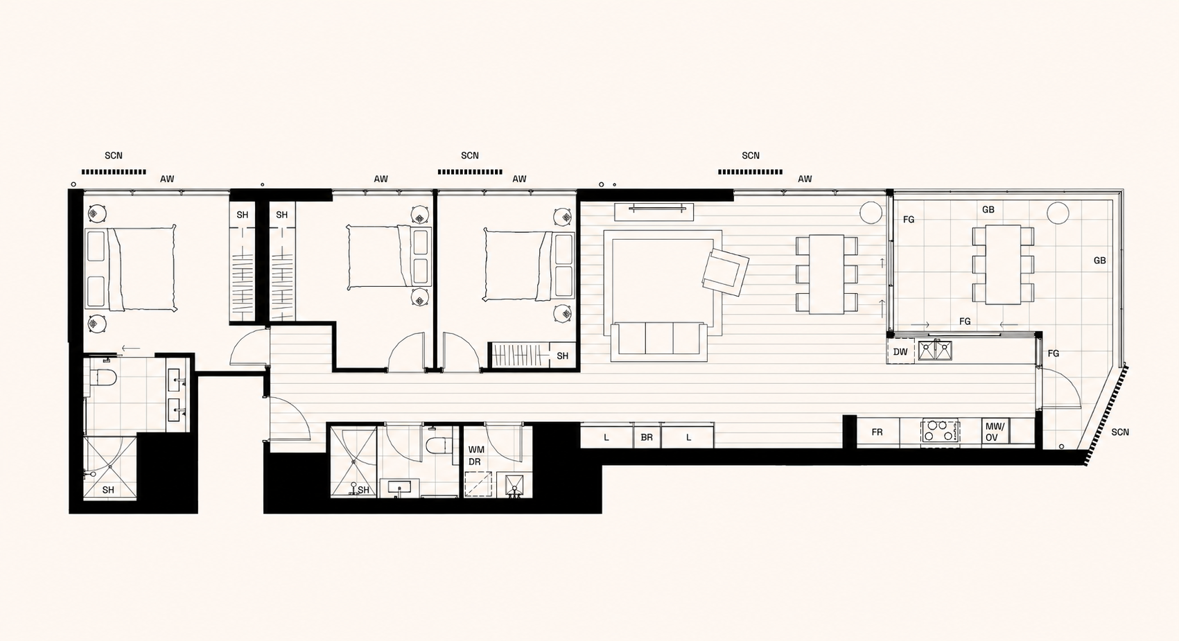 Residence B floor plan