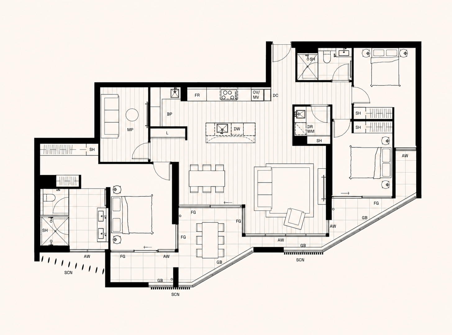 Residence D floor plan