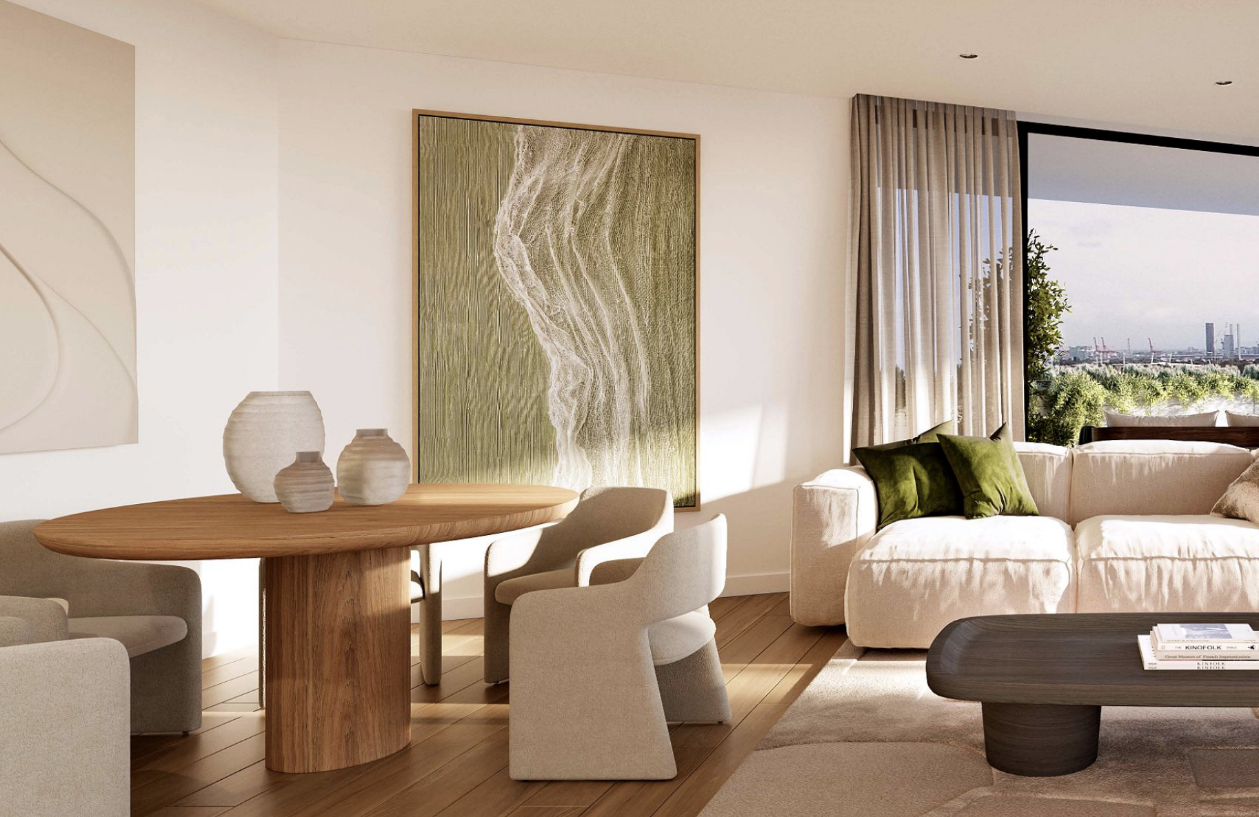 St Kilda apartment living photo 3