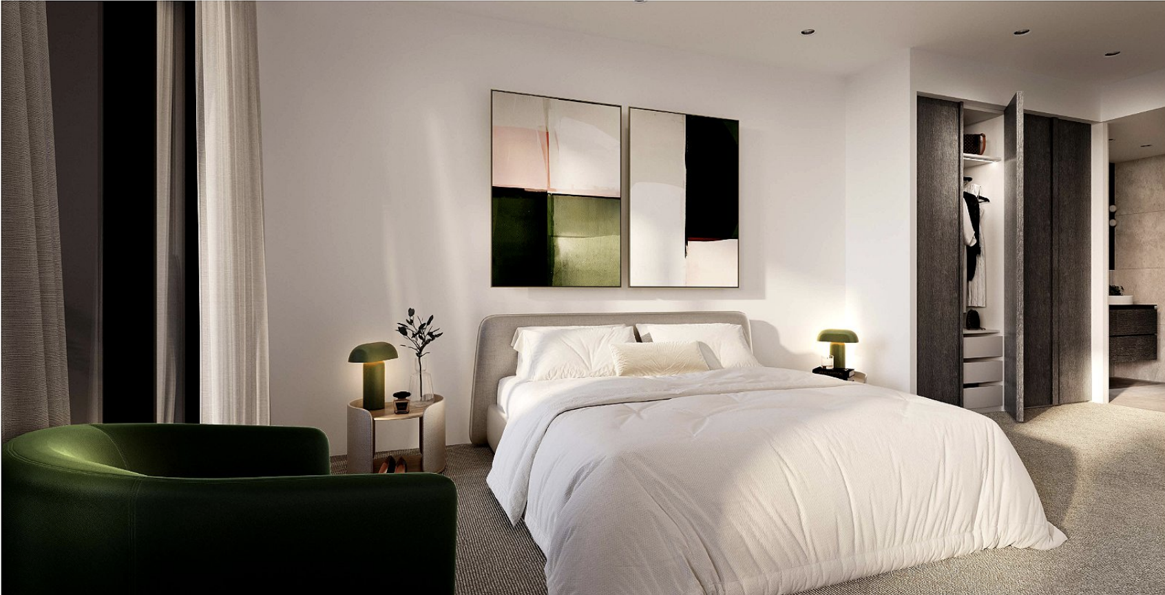 St Kilda apartment living photo 7