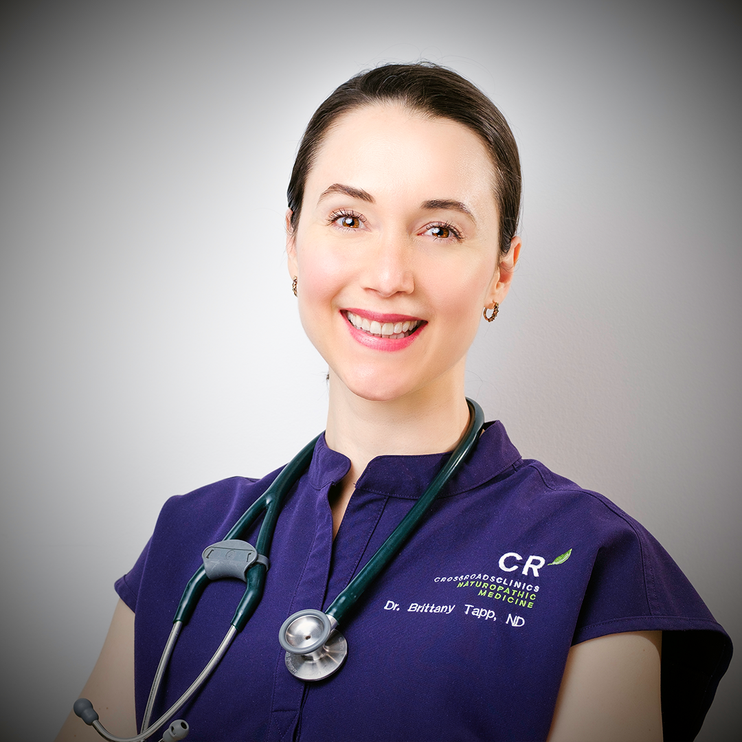 Portrait of Dr. Brittany Tapp, ND.