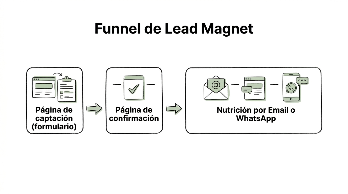funnel de lead magnet