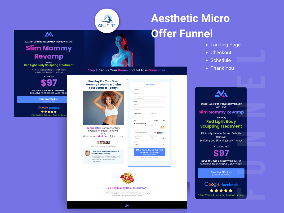 Aesthetic Micro Offer Funnel