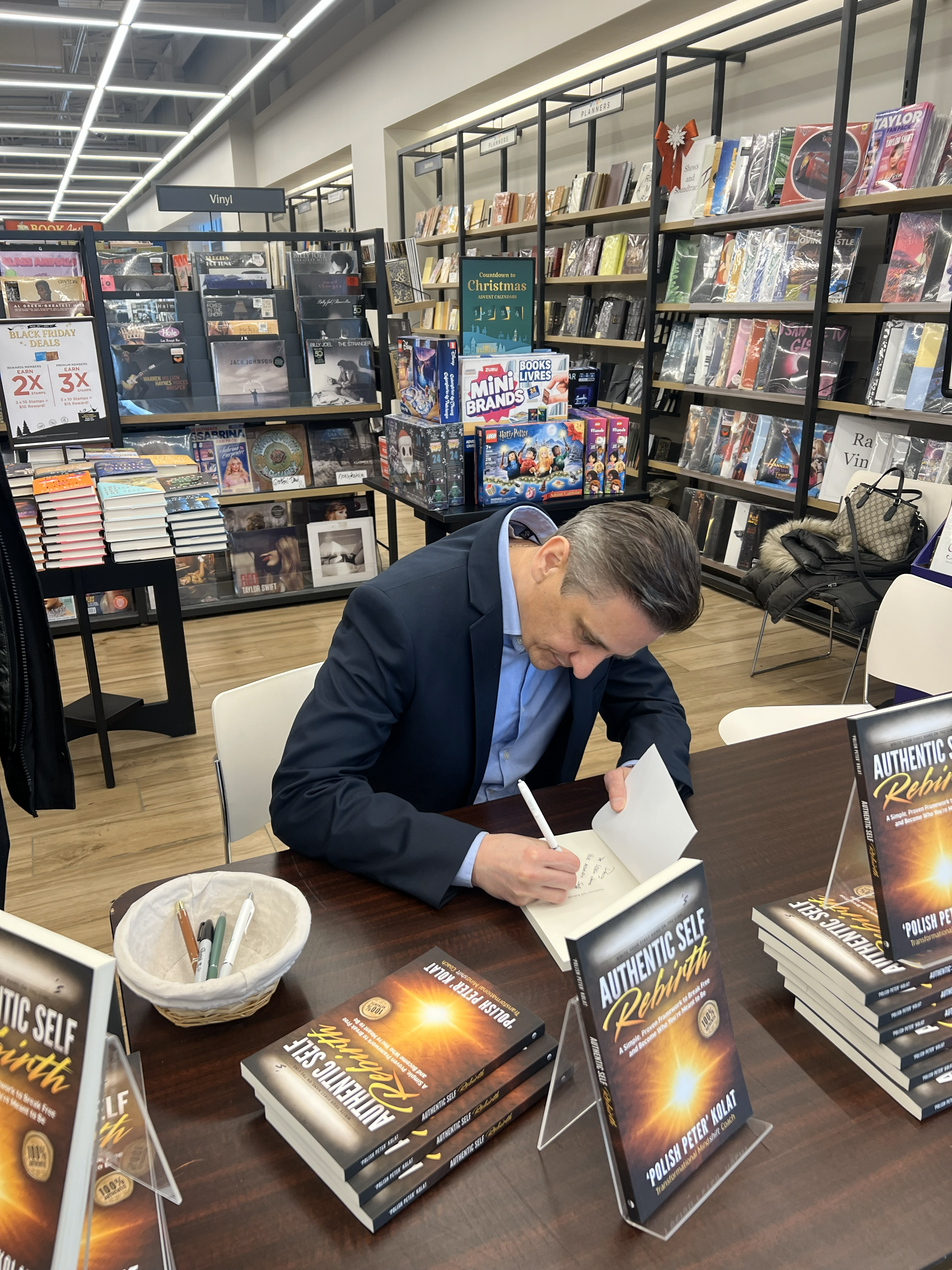 Polish Peter signing at Barnes & Noble