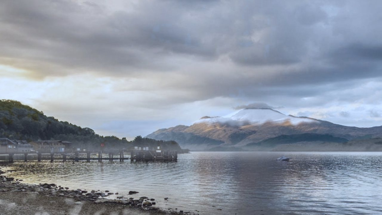 Luss beach at Loch Lomond