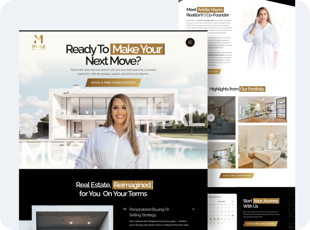 Property listing funnel