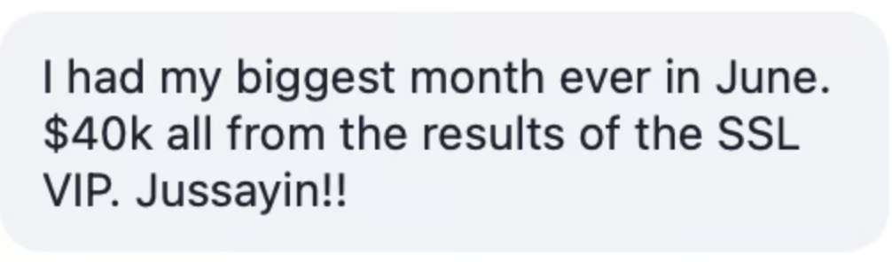 Stefanie, $40K month
