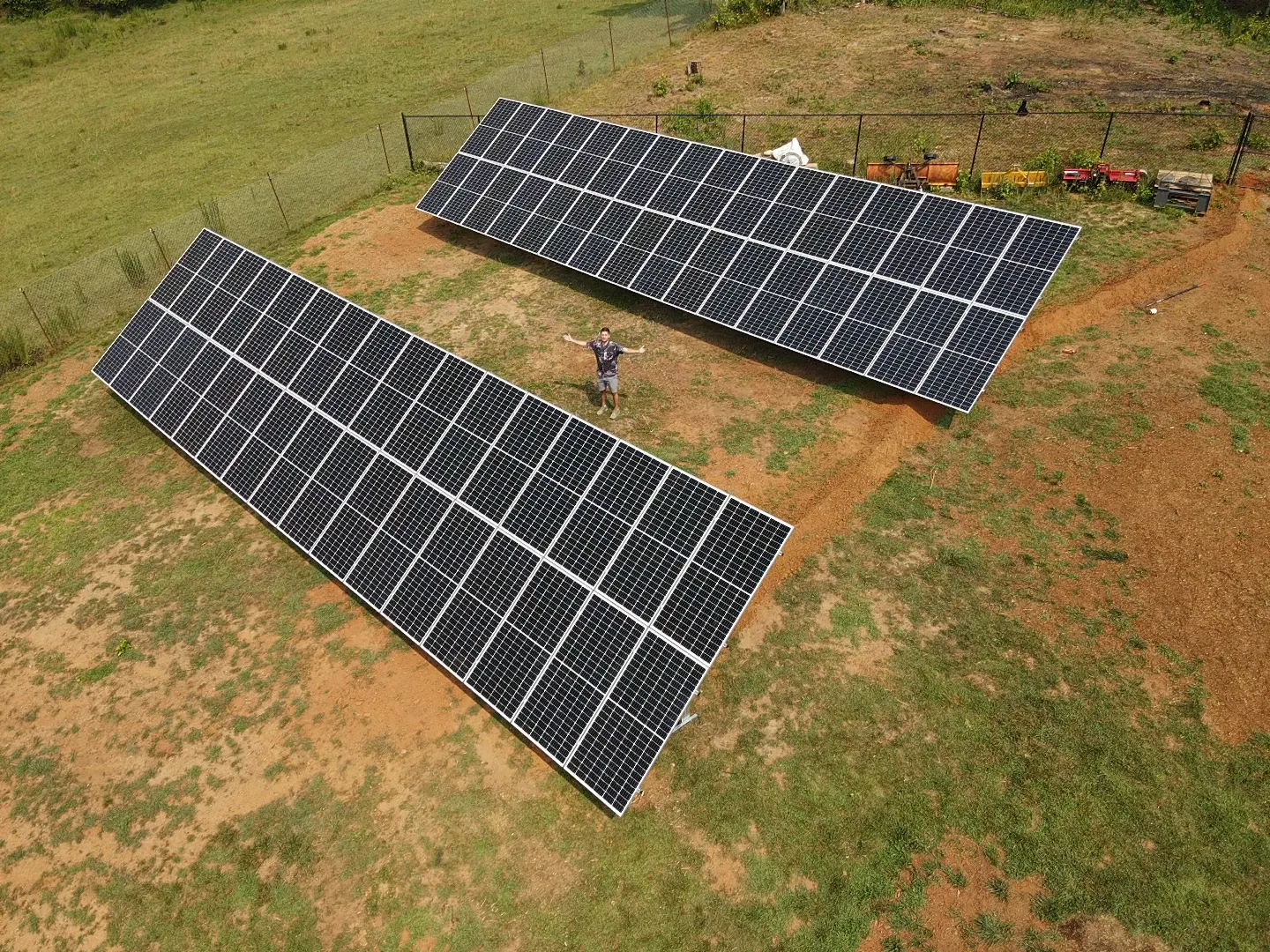 Client-provided ground-mounted solar project