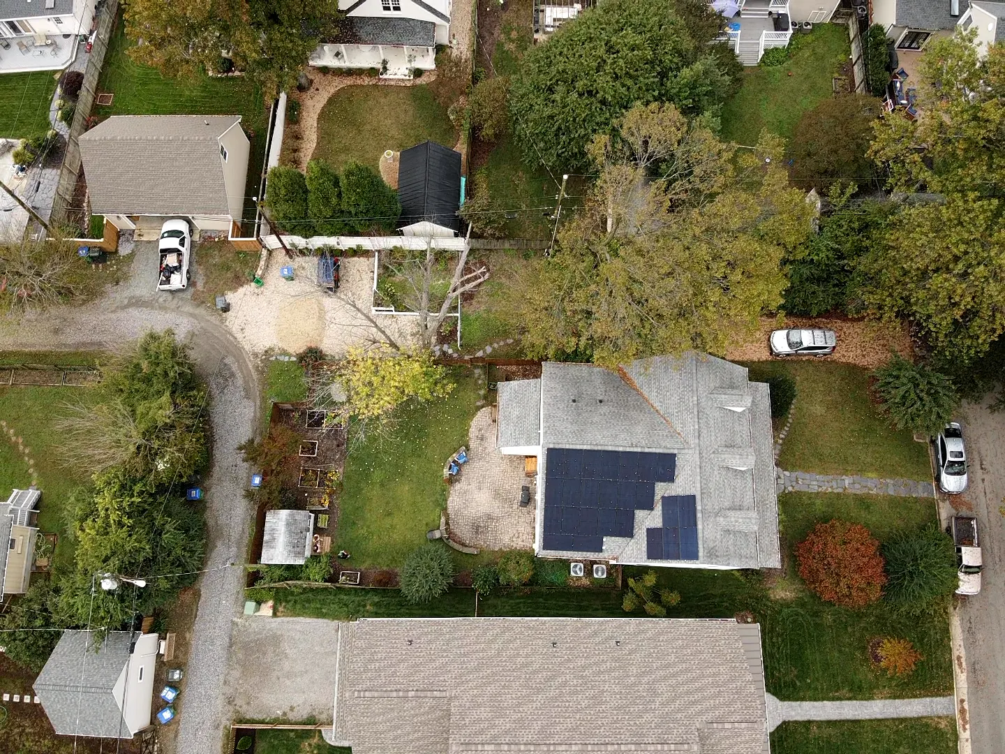 Client-provided aerial solar project