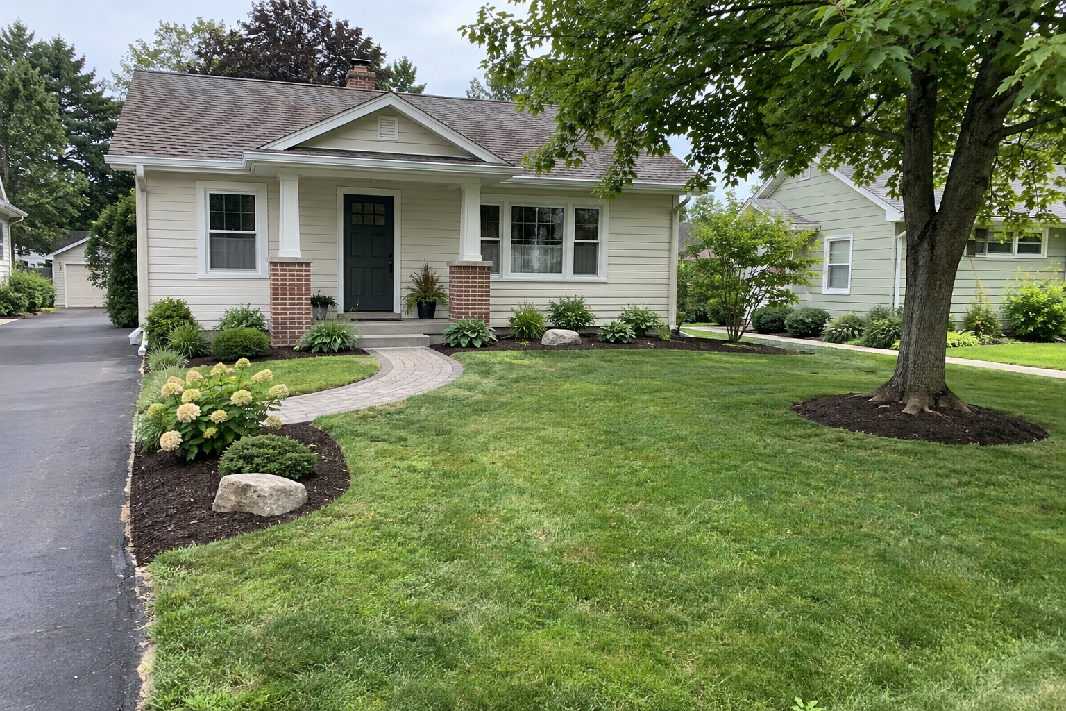Madison Green Team landscaping project detail photo