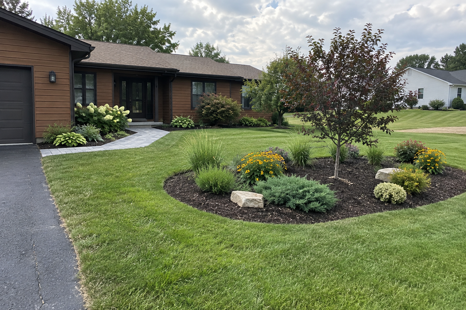 Madison Green Team landscaping detail photo