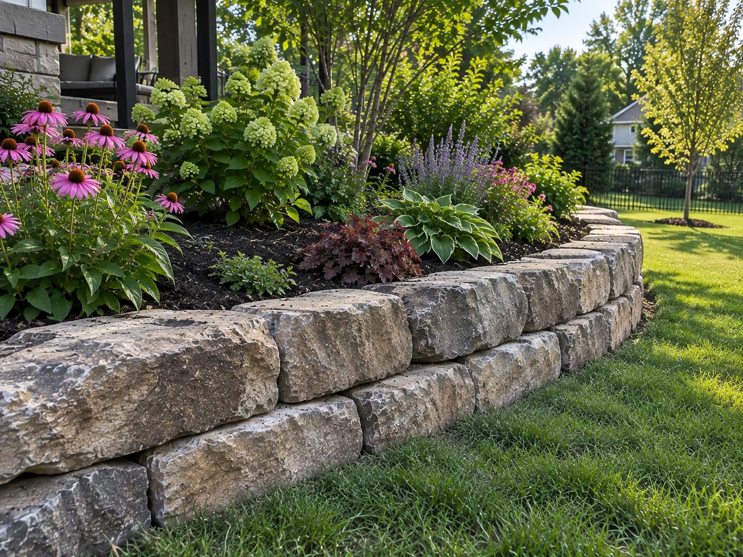 Madison Green Team retaining wall main photo