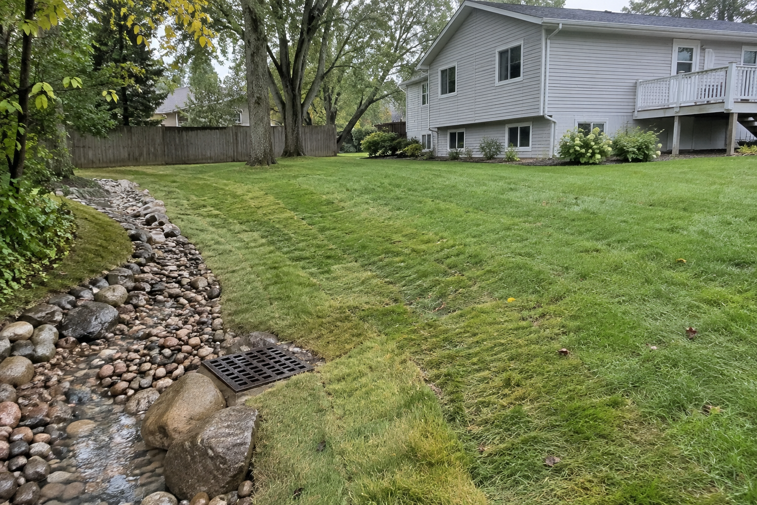 Madison Green Team drainage project main photo
