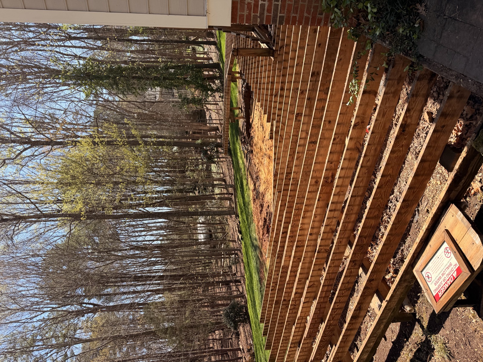 Above ground pool site prep and ground leveling in Durham NC