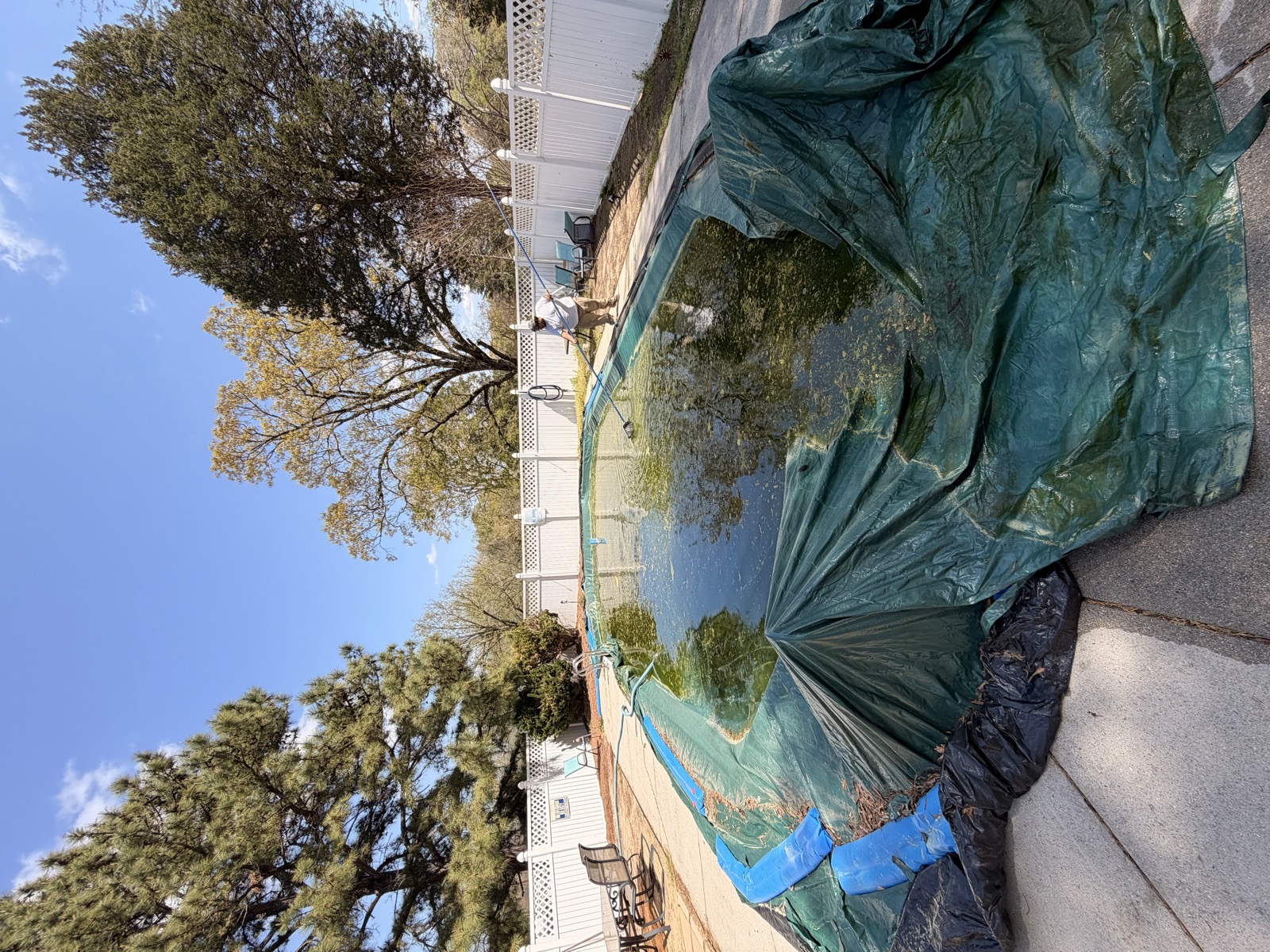 Pool recovery day 1 in Durham NC