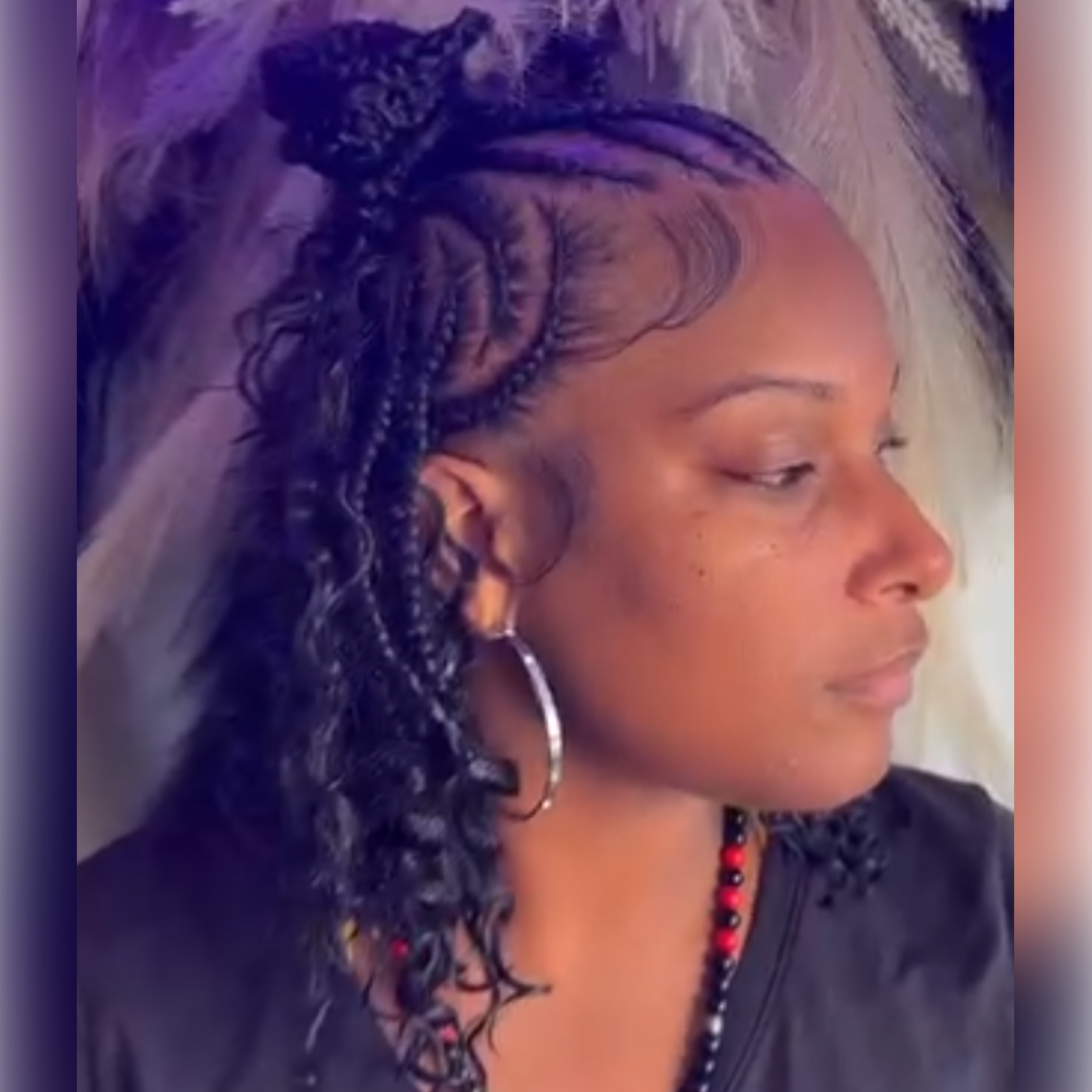 Braided hairstyle
