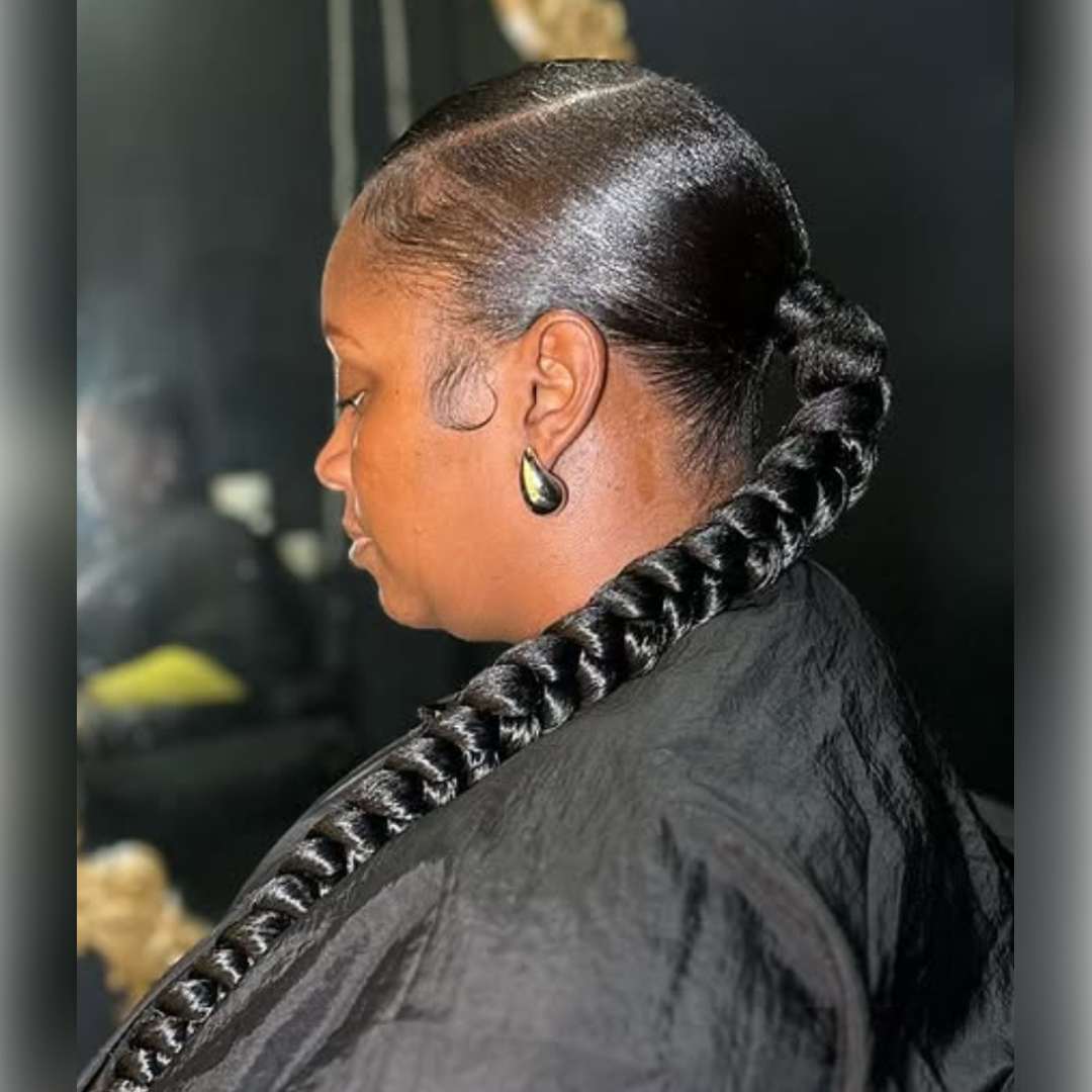 Braided hairstyle
