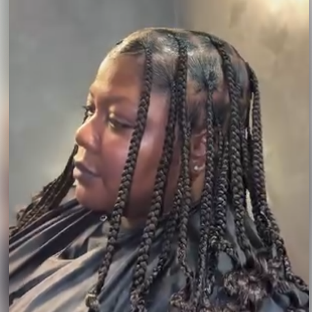 Braided hairstyle