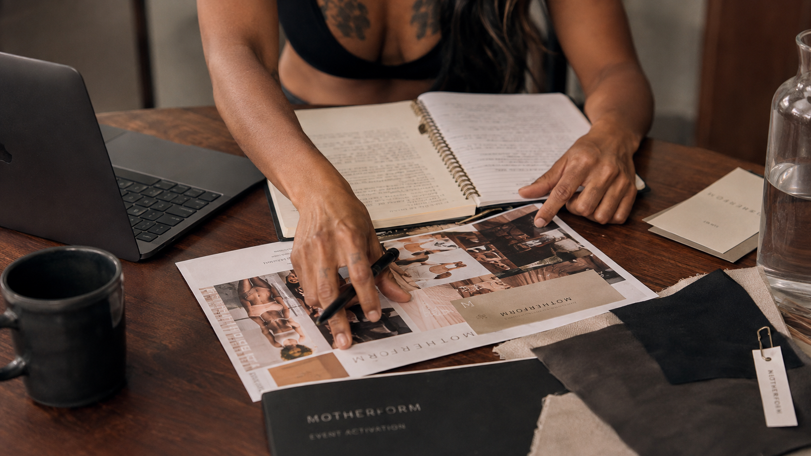 Editorial detail from a MotherForm collaboration planning process