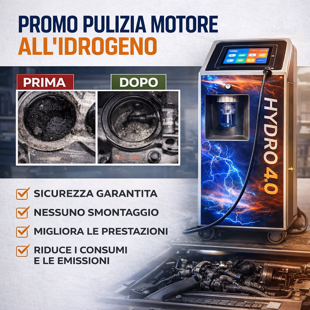 Pulizia motore idrogeno