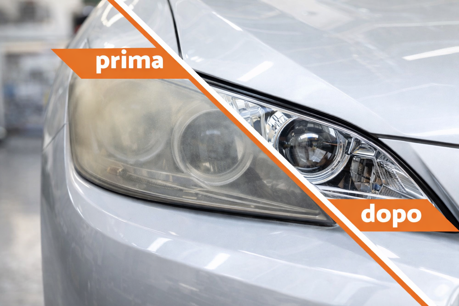 Rigenerazione fari auto